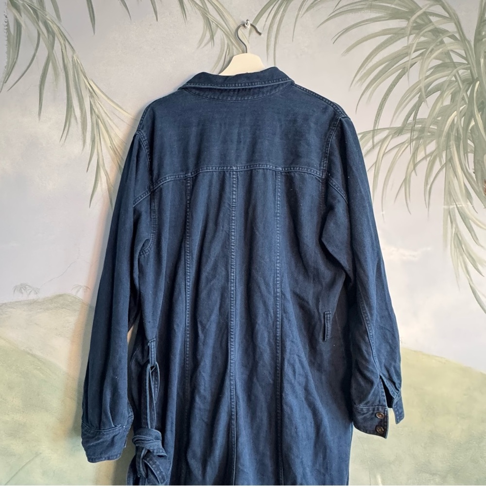 Banana Republic Navy jeans, Jumpsuit with Chest Pockets, size XL - Picture 3 of 11